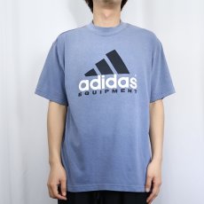 画像2: 90's adidas EQUIPMENT ロゴプリントTシャツ M (2)