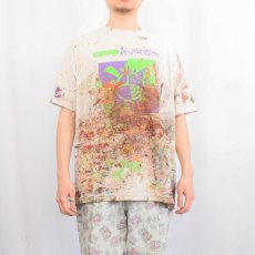 画像3: CANMP INVENTION ペンキペイントTシャツ XL (3)