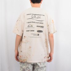画像4: CANMP INVENTION ペンキペイントTシャツ XL (4)