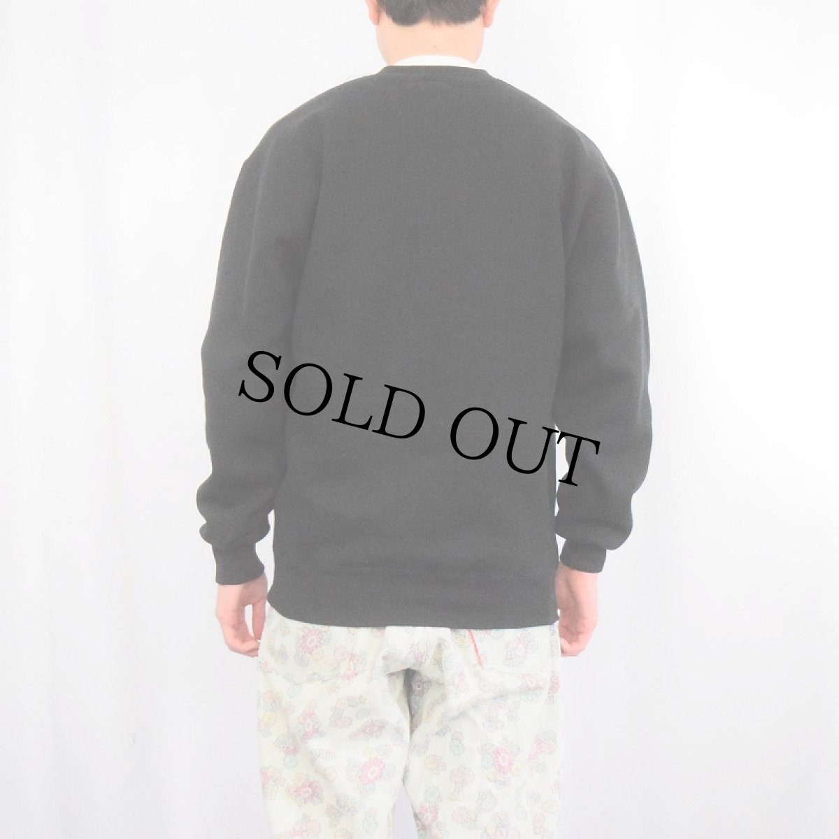 画像3: 90's RUSSELL ATHLETIC USA製 "NORTHERN CONNECTICUT" プリントスウェット BLACK M (3)