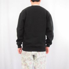 画像3: 90's RUSSELL ATHLETIC USA製 "NORTHERN CONNECTICUT" プリントスウェット BLACK M (3)