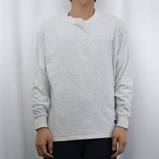 画像2: 90's RUSSELL ATHLETIC USA製 無地ロンT L (2)