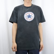 画像2: CONVERSE ALL STAR ロゴプリントTシャツ BLACK  (2)