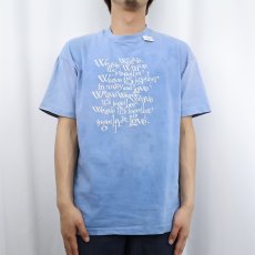 画像2: 80's〜 USA製 メッセージプリントTシャツ XL (2)