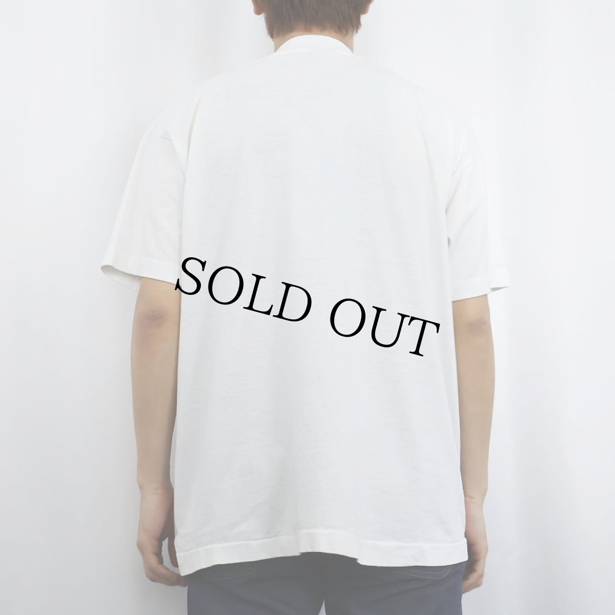 画像3: 90's USA製 "FROM THIS PERSPECTIVE YOU MAKE PERFECT SENSE !" シュールプリントTシャツ XL (3)