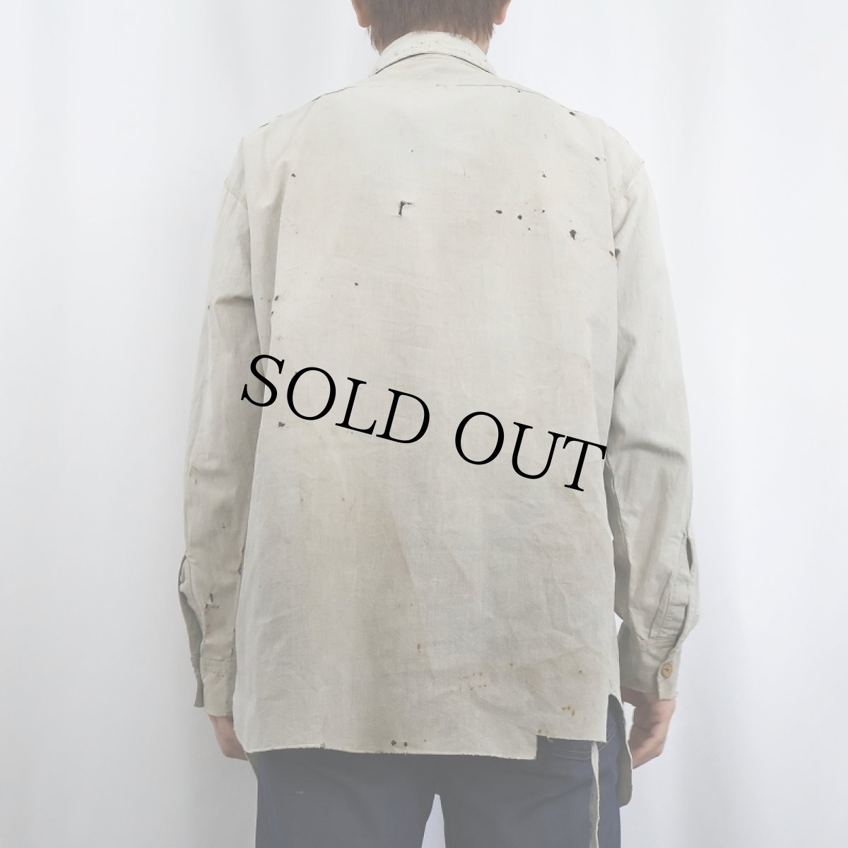 画像3: 40〜50's "グレシャン" シャンブレーワークシャツ (3)