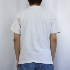 画像3: 80's〜 GRAVITY GRAPHICS "NEW YORK CITY" 地球イラストプリントTシャツ XL   (3)