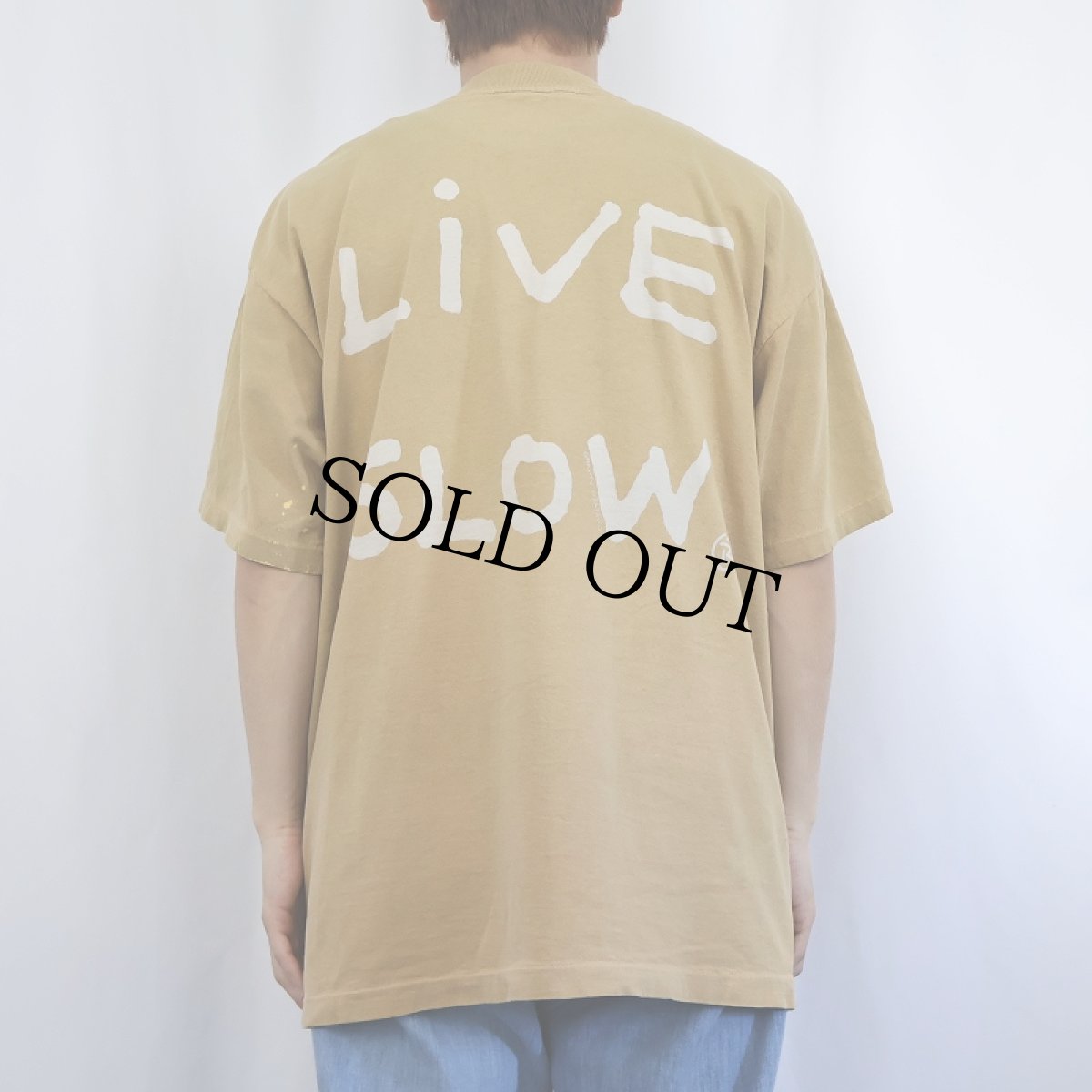 画像4: 90's GRAVITY GRAPHICS "PADDLE FAST LIVE SLOW" プリントTシャツ XL (4)