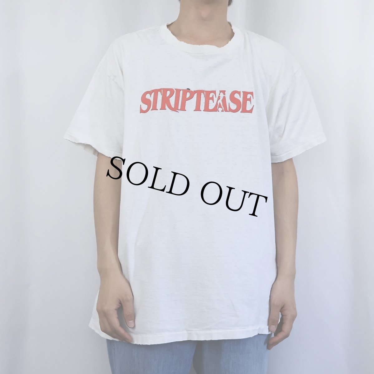 画像2: 90's STRIPTEASE 映画プリントTシャツ XL (2)