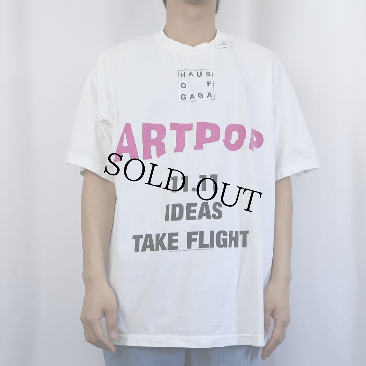 画像2: LADY GAGA "HAUS OF GAGA" クリエイティブチーム プリントTシャツ XL (2)