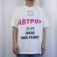 画像2: LADY GAGA "HAUS OF GAGA" クリエイティブチーム プリントTシャツ XL  (2)