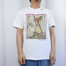 画像2: "MOUNT DORA ARTS FESTIVAL" アートプリントTシャツ M (2)