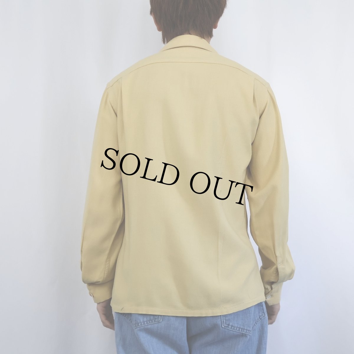 画像3: 50's McGREGOR ウールオープンカラーシャツ M (3)