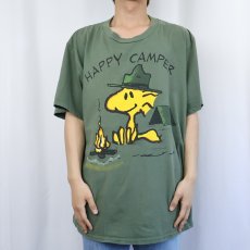 画像2: 90's PEANUTS USA製 "WOODSTOCK" キャラクタープリントTシャツ XL  (2)