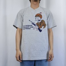 画像3: 90's THE SIMPSONS USA製 "Yo Saddam I'm Bart and I'm Pissed" キャラクターパロディTシャツ XL (3)