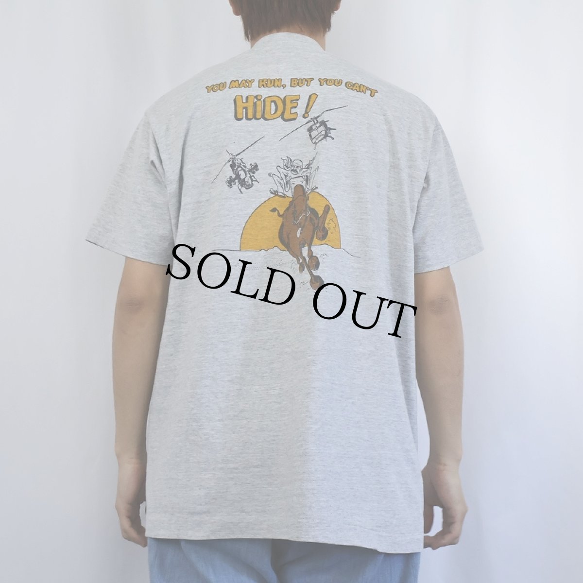 画像4: 【SALE】 90's THE SIMPSONS USA製 "Yo Saddam I'm Bart and I'm Pissed" キャラクターパロディTシャツ XL (4)