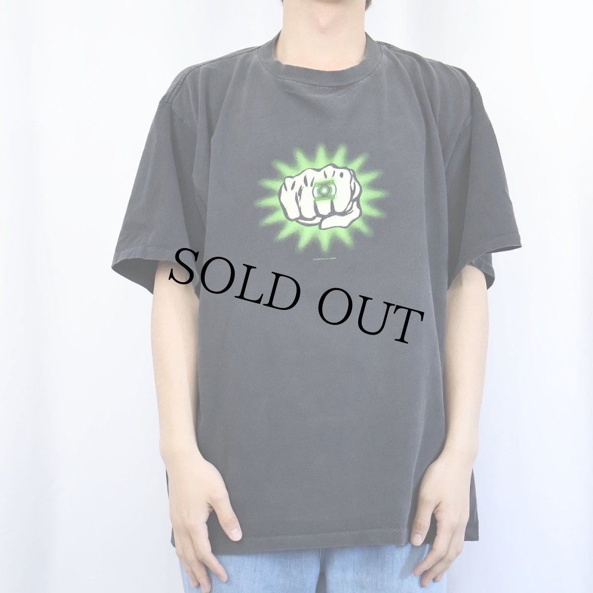 画像2: 2000's DC COMICS "Green Lantern" USA製 アメコミプリントTシャツ BLACK XL (2)