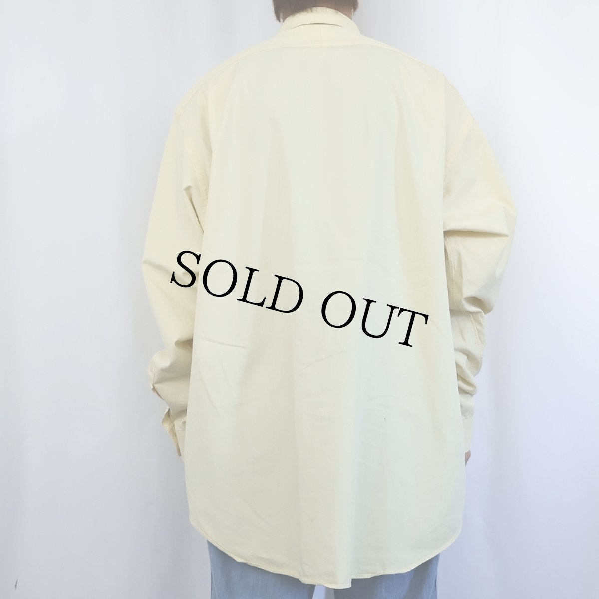 画像3: 90's POLO Ralph Lauren "FLORIDA" 猫目ボタン ステンシル入り コットンシャツ XL (3)