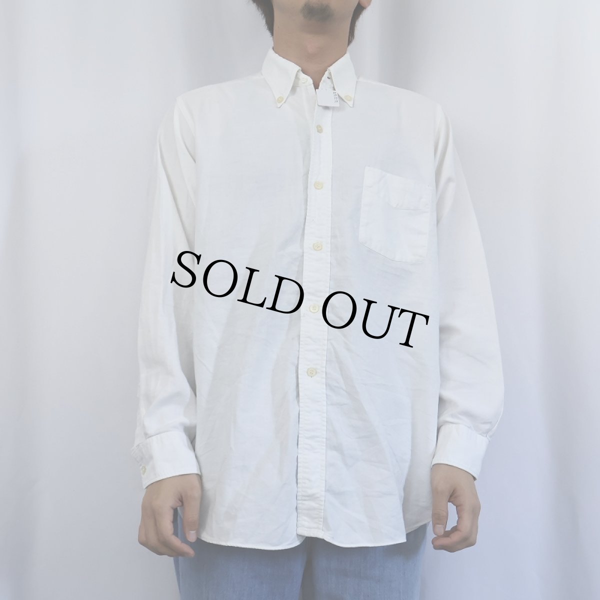 画像2: 60's PENNEY'S TOWNCRAFT コットンボタンダウンシャツ (2)