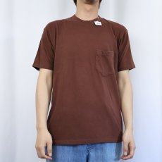 画像2: 80〜90's 無地ポケットTシャツ  (2)