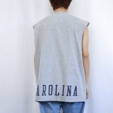 画像4: 〜2000's NIKE USA製 "University of North Carolina" ロゴプリントタンクトップ L (4)