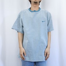 画像3: NIKE ロゴ刺繍 鹿の子Tシャツ XL (3)
