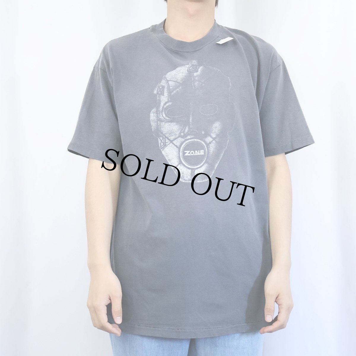 画像2: 80's ZONE USA製 プリントTシャツ BLACK XL (2)