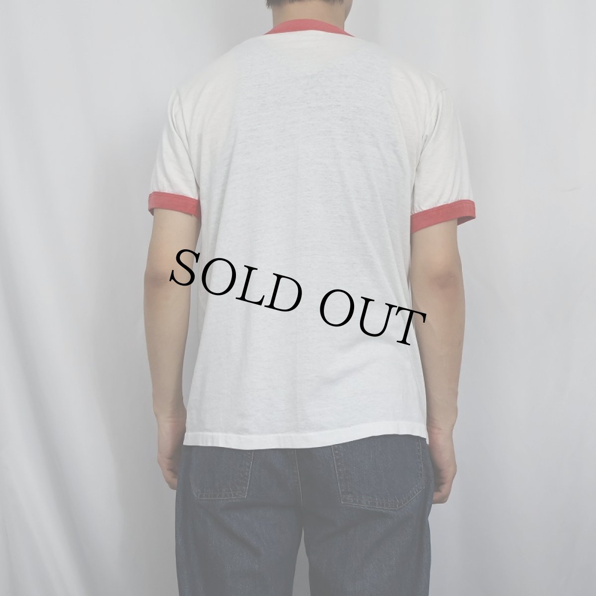 画像3: 70〜80's Custom Wheels プリントリンガーTシャツ (3)