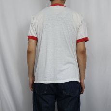 画像3: 70〜80's Custom Wheels プリントリンガーTシャツ (3)