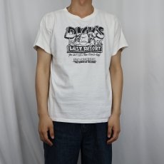 画像2: 90's USA製 "DICK'S LAST RESORT" イラストプリントTシャツ L (2)