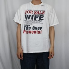 画像2: 80's〜 "FOR SALE WIFE Take Over Payments!" ジョークプリントTシャツ (2)