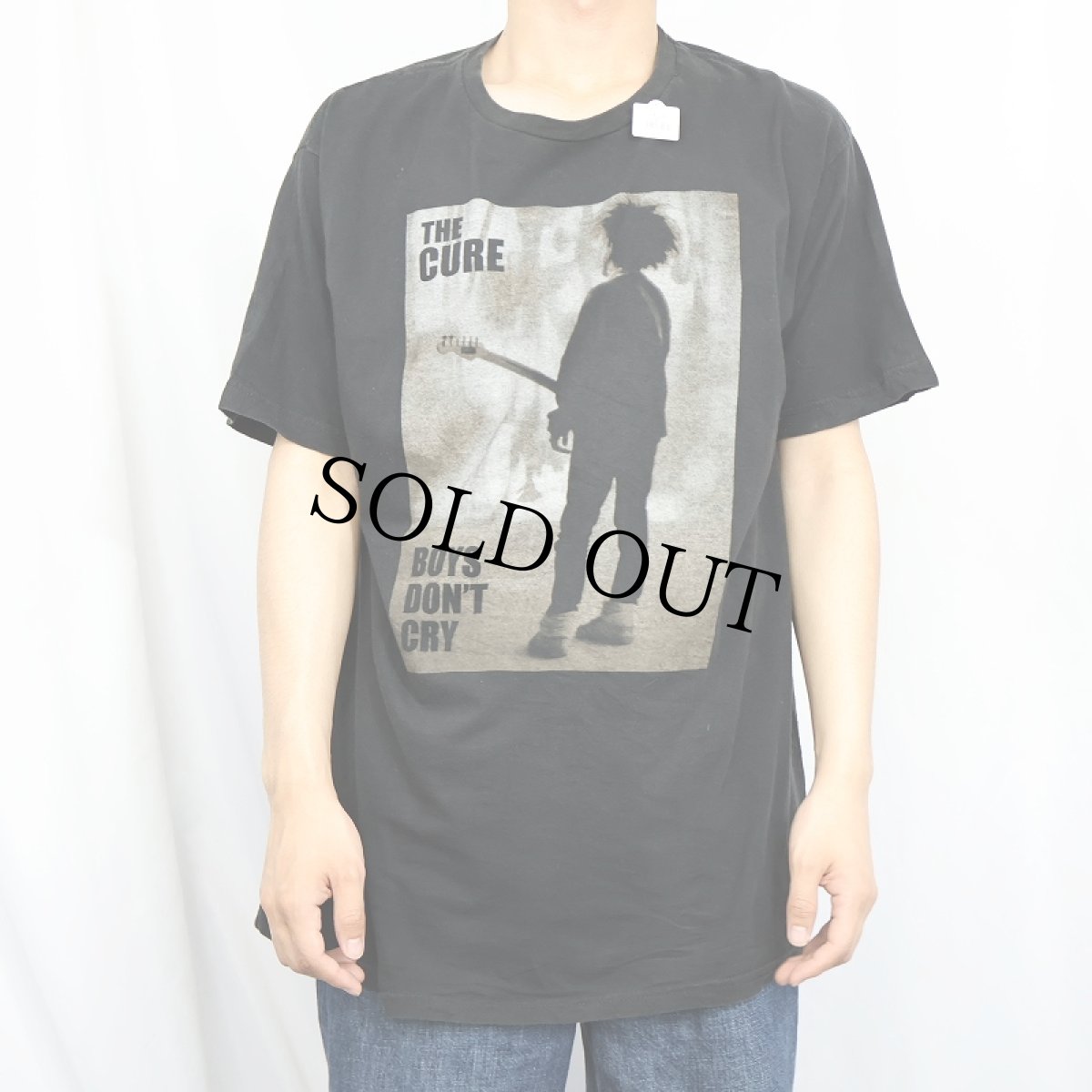 画像2: THE CURE "BOYS DON'T CRY" ロックバンドプリントTシャツ BLACK XL (2)