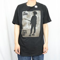 画像2: THE CURE "BOYS DON'T CRY" ロックバンドプリントTシャツ BLACK XL (2)