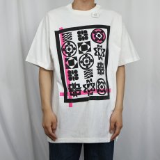 画像2: 90's ac-tiv-ology USA製 アートプリントTシャツ ONESIZE (2)