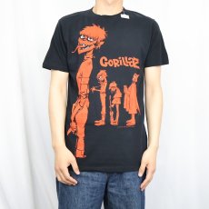画像2: GORILLAZ ロックバンドTシャツ BLACK M (2)