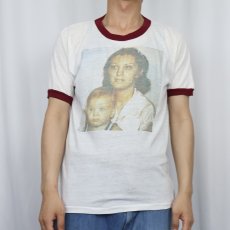画像2: 80's メモリアルフォトプリントリンガーTシャツ L (2)