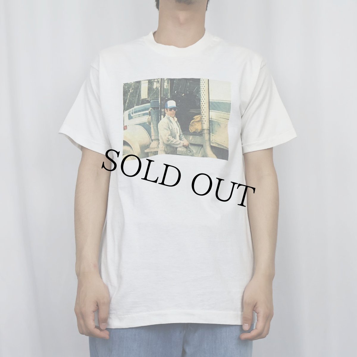 画像2: 90's USA製 メモリアルフォトプリントTシャツ M (2)