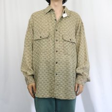 画像2: THE TERRITORY AHEAD チェッカー柄 コットンシャツ XL (2)
