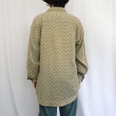 画像3: THE TERRITORY AHEAD チェッカー柄 コットンシャツ XL (3)