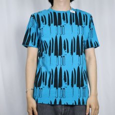 画像2: ANDY WARHOL ナイフ柄 アートプリントTシャツ M (2)