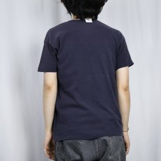 画像3: 70's RUSSELL ATHLETIC USA製 無地Tシャツ NAVY L (3)
