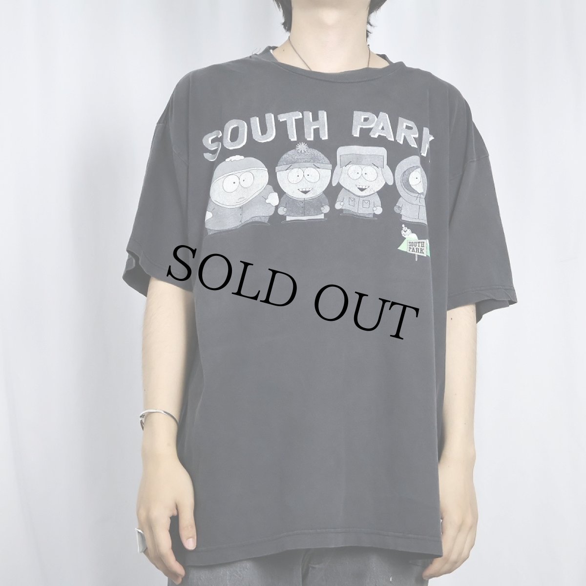 画像2: SOUTH PARK キャラクタープリントTシャツ XL (2)