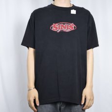 画像2: SINIS プリントTシャツ BLACK L (2)