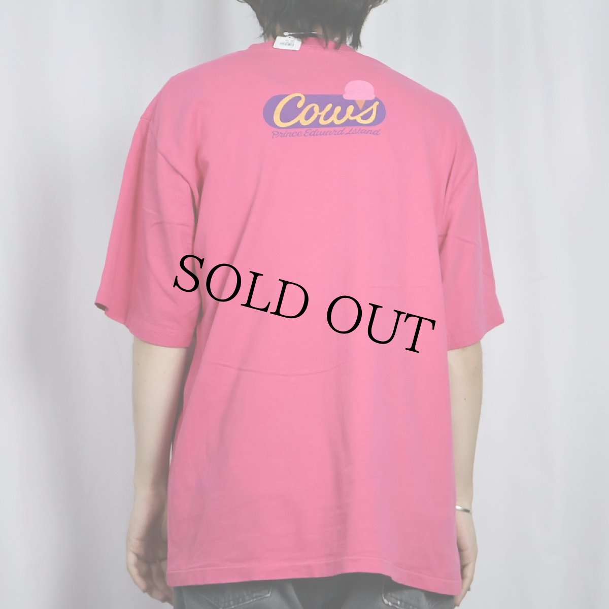 画像3: 90's Cows Creamery CANADA製 アイスクリームメーカー プリントTシャツ L (3)