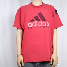 画像2: 90's adidas EQUIPMENT ロゴプリントTシャツ M (2)