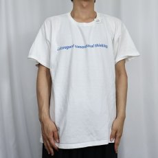 画像3: MOTOROLA "i disregard conventional thinking" 携帯電話企業プリントTシャツ XL (3)