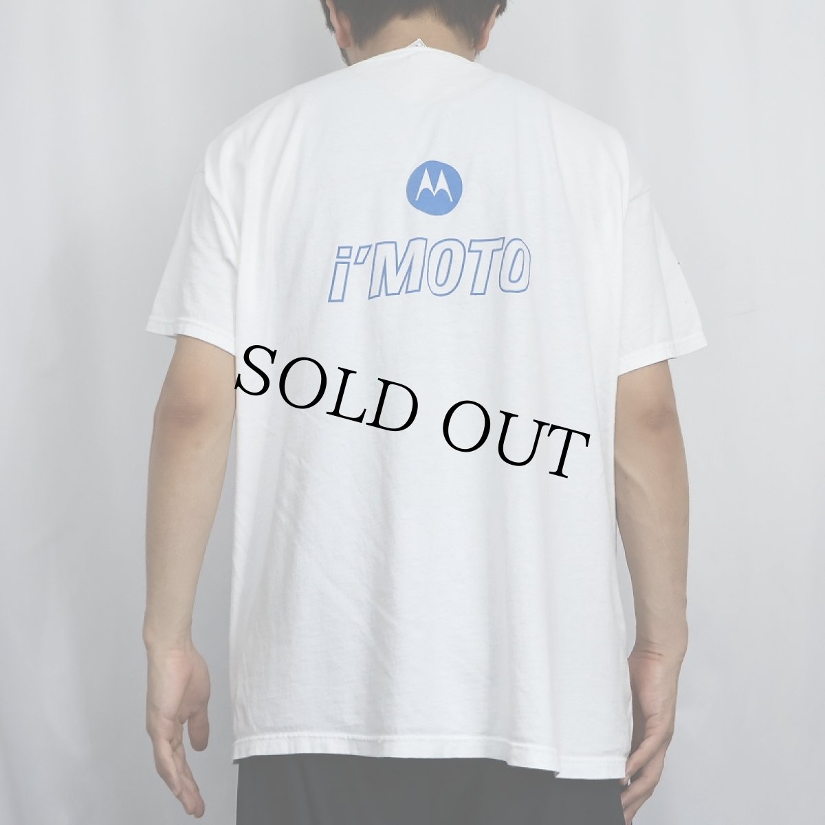 画像4: MOTOROLA "i disregard conventional thinking" 携帯電話企業プリントTシャツ XL (4)