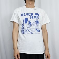 画像2: BLACK FLAG "NERVOUS BREAKDOWN" ハードコアパンクバンドプリントTシャツ  (2)