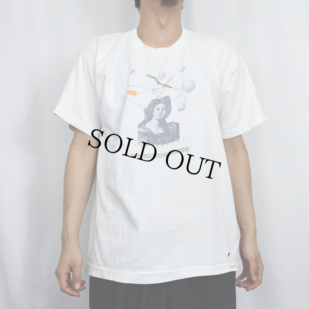 画像2: 90's  John Paul Mitchell Systems ヘアケアブランド プリントTシャツ XL (2)