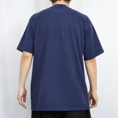 画像3: 90's〜 SPAM USA製 プリントTシャツ NAVY L (3)